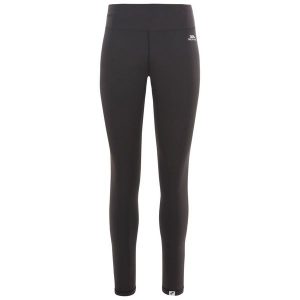 Legginsy Damskie Vivien Active. Czarne legginsy Trespass, bez wzorów, z elastanu. Za 120,99 zł.