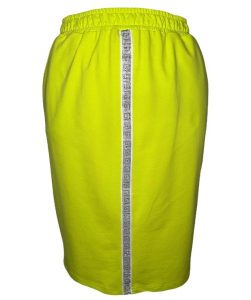 Limonkowa dresowa spódnica Bea na gumce OSTATNIE SZTUKI PLUS SIZE XXL. Spódnice Moda Size Plus Iwanek, l, z aplikacjami, z bawełny, eleganckie, plus size, midi. W wyprzedaży za 49,90 zł.