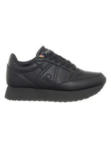 Benetton Sneakersy w kolorze czarnym rozmiar: 39. Czarne trampki Benetton, bez wzorów, bez zapięcia. Za 162,49 zł.