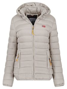 Geographical Norway Kurtka pikowana "Atikolor" w kolorze jasnoszarym rozmiar: S. Szare kurtki Geographical Norway, s, bez wzorów, bez kaptura. Za 162,49 zł.