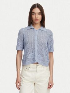Vero Moda Kardigan Mystic 10342420 Niebieski Regular Fit. Niebieskie kardigany Vero Moda, z bawełny. Za 159,99 zł.