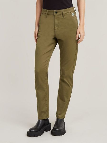 G-Star Spodnie chino w kolorze khaki rozmiar: W28/L32. Brązowe chinosy G-Star, bez wzorów. Za 210,95 zł.