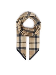 Barbour Chusta Kinsale LSC0490NY18 Beżowy. Brązowe apaszki i chusty Barbour, bez wzorów, z poliesteru. Za 179,99 zł.