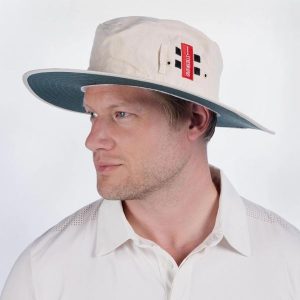 Kapelusz Gray-Nicolls Sun. Białe kapelusze GRAY-NICOLLS, bez wzorów, z bawełny, eleganckie. Za 134,00 zł.