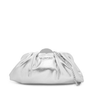 Torebka Valentino. Szare torebki wieczorowe Valentino, bez wzorów, bez dodatków. Za 549,99 zł.