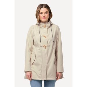Damskie Kurtka softshell HYPRAR hydrofobowa podszewka z polaru kaptur. Brązowe kurtki Ulla Popken, plus size, bez wzorów, z elastanu, bez kaptura. Za 480,99 zł.