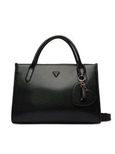 Guess Torebka Isobel HWBG99 32220 Czarny. Czarne kuferki Guess, z aplikacjami, ze skóry, bez dodatków. Za 679,99 zł.