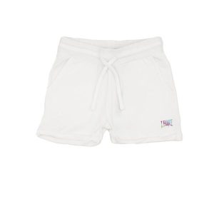 Odzież sportowa z bawełna z kieszenie na co dzień. Biała szorty LEONE 1947 APPAREL, bez wzorów, z bawełny, sportowe. W wyprzedaży za 82,10 zł.