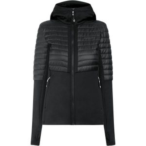 Sweter damski Didriksons Annema. Czarne swetry klasyczne Didriksons, z materiału, bez kołnierzyka. W wyprzedaży za 566,90 zł.