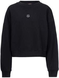 Herrlicher Bluza "Christy" w kolorze czarnym rozmiar: M. Czarne bluzy Herrlicher, m, bez wzorów, bez kaptura. Za 189,95 zł.
