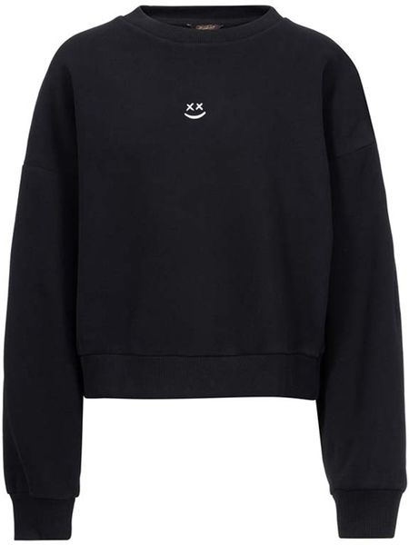 Herrlicher Bluza "Christy" w kolorze czarnym rozmiar: M. Czarne bluzy Herrlicher, m, bez wzorów, bez kaptura. Za 184,95 zł.