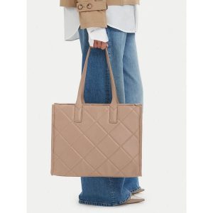 Torebka JENNY. Brązowe shopper bag Jenny, bez wzorów, bez dodatków. Za 159,99 zł.