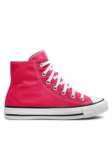Converse Trampki Chuck Taylor All Star Hi A08136C Różowy. Czerwone trampki Converse, bez wzorów, z materiału, bez zapięcia. Za 229,99 zł.