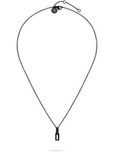 Liebeskind Naszyjnik z zawieszką - dł. 45 cm rozmiar: onesize. Czarne naszyjniki Liebeskind, z cyrkonią, ze stali. Za 173,99 zł.