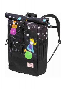 Uniwersalny plecak typu roll-top z pokrowcem przeciwdeszczowym 28L Meatfly. Czarne plecaki Meatfly. Za 288,99 zł.