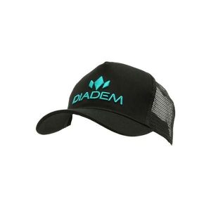 Czapka tenisowa Diadem Snapback Trucker czarna. Czarne czapki DIADEM, bez wzorów. Za 90,00 zł.
