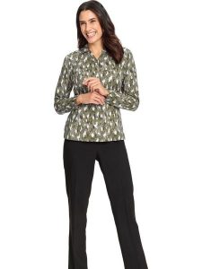 WITT WEIDEN Bluzka w kolorze khaki rozmiar: 36. Brązowe bluzki WITT WEIDEN, bez wzorów, bez kołnierzyka, bez ramiączek. Za 34,99 zł.