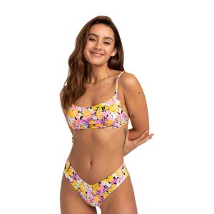 Dół od stroju kąpielowego Billabong Sol Searcher Fiji flowers. Bikini Billabong, bez wzorów. Za 67,99 zł.