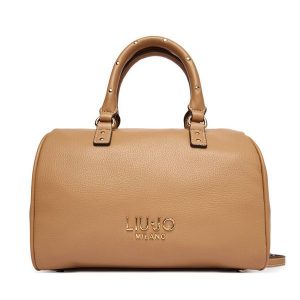 Torebka Liu Jo. Brązowe kuferki Liu Jo, bez wzorów, bez dodatków. Za 599,99 zł.