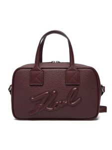 KARL LAGERFELD Torebka A4W30047 Bordowy. Czerwone torebki klasyczne KARL LAGERFELD, bez wzorów, ze skóry, bez dodatków. Za 619,99 zł.