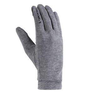 Wielofunkcyjne Rękawiczki Bambusowe Dla Dorosłych Unisex Rami. Szare rękawiczki Viking, bez wzorów. Za 130,99 zł.