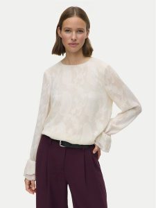 Vero Moda Bluzka Mishi 10335512 Beżowy Regular Fit. Brązowe bluzki Vero Moda, xs, bez wzorów, z syntetyku, bez kołnierzyka, bez ramiączek. Za 169,99 zł.