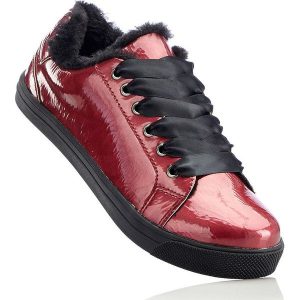 Sneakersy bonprix bordowy. Buty sportowe marki bonprix. Za 32,99 zł.