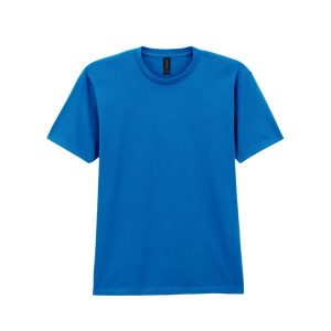 Koszulka Unisex Dla Dorosłych Softstyle Midweight. Niebieskie bluzki GILDAN, xl, bez wzorów, sportowe, bez kołnierzyka, bez ramiączek. Za 55,99 zł.
