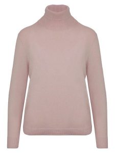 Malo Optimum Golf w kolorze szaroróżowym rozmiar: XS. Różowe golfy Malo Optimum, bez wzorów, z kaszmiru. Za 296,56 zł.