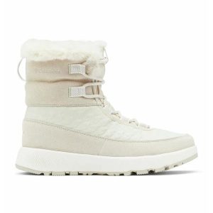 Buty Zimowe Damskie Columbia Slopeside Peak Luxe. Brązowe buty trekkingowe Columbia, bez zapięcia. Za 349,99 zł.