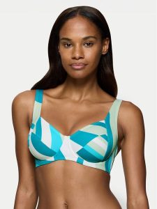 Triumph Góra od bikini Summer Mix & Match 10214535 Niebieski. Niebieskie bikini Triumph, bez wzorów, z syntetyku. Za 86,70 zł.