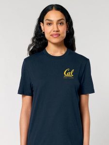 American Universities Koszulka "Cal University of California" w kolorze granatowym rozmiar: S. Niebieskie bluzki American Universities, s, bez wzorów, z bawełny, bez kołnierzyka, bez ramiączek. Za 48,39 zł.