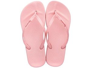 Japonki plażowe damskie Ipanema Anatomic Colors Fem. Czerwone klapki Ipanema, bez wzorów, z gumy, bez obcasa, na płaskiej podeszwie. Za 127,00 zł.
