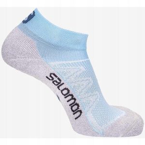 Skarpety stopki dla dorosłych do biegania Salomon Speedcross low. Czarne skarpetki Salomon, bez wzorów. W wyprzedaży za 48,00 zł.