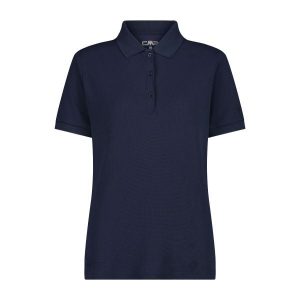 Damska koszulka polo CMP. Niebieskie bluzki CMP, bez wzorów, bez kołnierzyka, bez ramiączek. Za 143,50 zł.