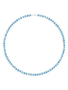 Pearline Srebrny naszyjnik z akwamarynem - dł. 50 cm rozmiar: onesize. Niebieskie naszyjniki Pearline, z akwamarynem, srebrne. Za 146,45 zł.