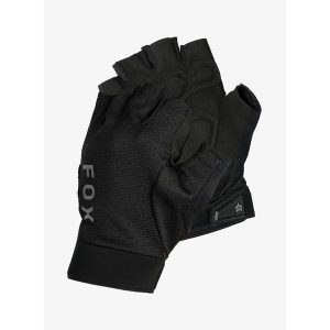 Rękawiczki rowerowe damskie Fox Ranger Glove Gel Short. Czarne rękawiczki FOX, bez wzorów. Za 139,99 zł.