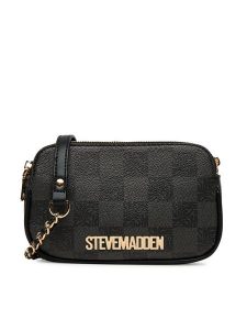 Steve Madden Torebka Bjuni-7 SM13001772 Czarny. Czarne torebki klasyczne Steve Madden, bez wzorów, ze skóry, bez dodatków. Za 209,99 zł.
