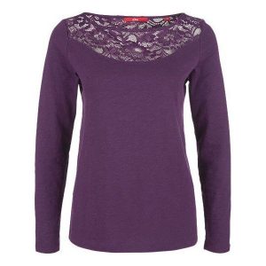 S.Oliver T-Shirt Damski 34 Fioletowy. T-shirty marki s.Oliver. W wyprzedaży za 81,00 zł.