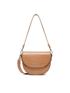 Nine West Torebka CEO-ZOE-S23806 Beżowy. Brązowe torebki klasyczne Nine West, bez wzorów, z materiału, bez dodatków. Za 189,99 zł.