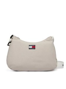 Tommy Jeans Torebka Tjw Ess Daily Shoulder Bag AW0AW18463 Beżowy. Brązowe torebki klasyczne Tommy Jeans, bez wzorów, z jeansu, bez dodatków. Za 249,99 zł.