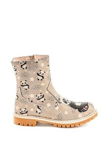 Streetfly Botki w kolorze szarym ze wzorem rozmiar: 39. Szare botki Streetfly, bez wzorów, z materiału, bez obcasa, bez zapięcia. Za 256,45 zł.