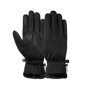 Damskie rękawice narciarskie Reusch Liberty. Czarne rękawiczki REUSCH, bez wzorów. Za 241,00 zł.