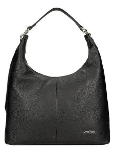 Wojas Skórzany shopper bag w kolorze czarnym - 44 x 26 x 11 cm rozmiar: onesize. Czarne shopper bag Wojas, bez wzorów, z materiału, na ramię, bez dodatków. Za 342,99 zł.