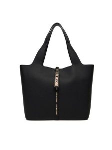 LOVE MOSCHINO Torebka JC4175PP1NLV0000 Czarny. Czarne torebki klasyczne LOVE MOSCHINO, bez wzorów, ze skóry, bez dodatków. Za 639,99 zł.