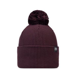 Czapka zimowa BUFF Knitted Renvi. Czerwone czapki Buff, bez wzorów, z materiału. Za 129,99 zł.