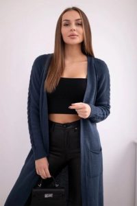 Sweter z kieszeniami jeansowy. Kardigany KESI, z jeansu. Za 178,78 zł.