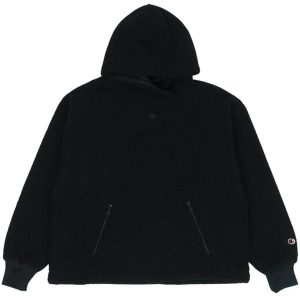 Bluza damska Champion Hooded 117549. Czarne bluzy Champion, bez wzorów, bez kaptura. Za 259,00 zł.