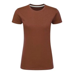 Idealna Koszulka Damska. Brązowe bluzki SG, l, bez wzorów, sportowe, bez kołnierzyka, bez ramiączek. Za 34,99 zł.