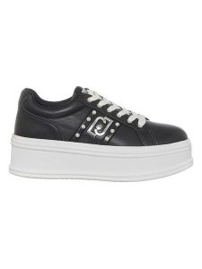 Liu Jo Skórzane sneakersy w kolorze czarnym rozmiar: 39. Czarne trampki Liu Jo, bez wzorów, bez zapięcia. Za 439,24 zł.